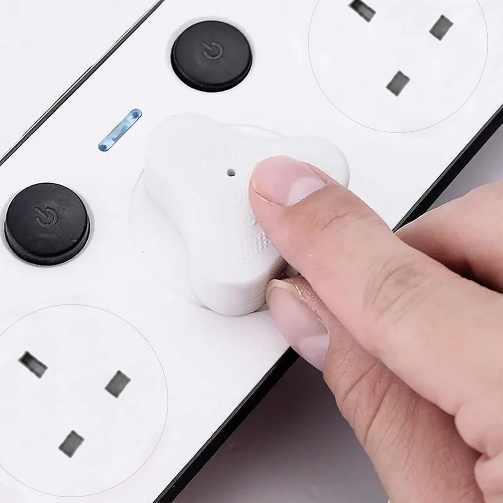 Extension Cord 5 Meter with 4 Outlets and 3 USB Ports, Power Strip with Surge Protection, Heavy Duty Extension Lead - White (4S+3U+5M)